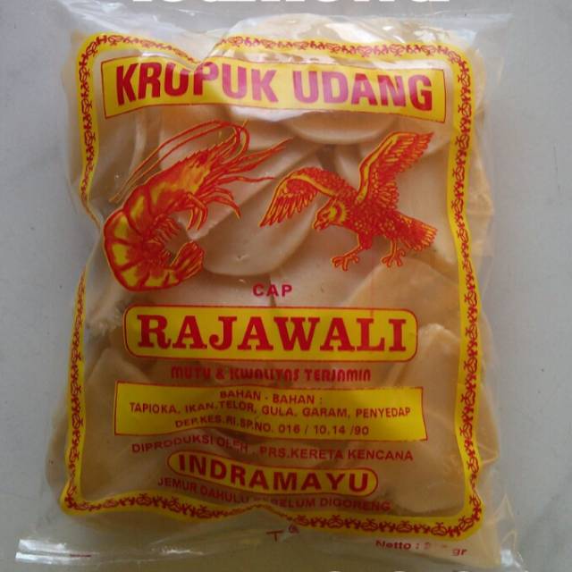 

Krupuk udang cap RAJAWALI