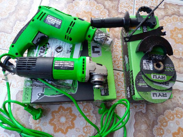 Promo Paket Gerinda Ryu + Bor Ryu 13mm Komplit