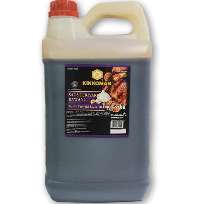 

Sale Kikkoman Garlic Teriyaki Sauce Halal Jerigen 5L