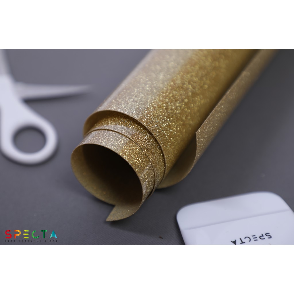 POLYFLEX GLITTER KOREA SPECTAFLEX GLITTER GT-05 HTV LIGHT GOLD