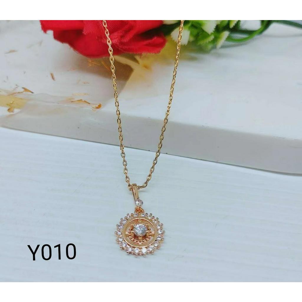 Kalung Permata Cantik Perhiasan Fashion Y010 Y011