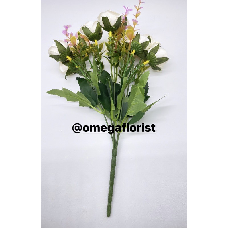 Rose Ekaliptus Bunga Artificial/Bunga Plastik/Bunga Dekorasi/Dekorasi Pernikahan/Pernikahan-1