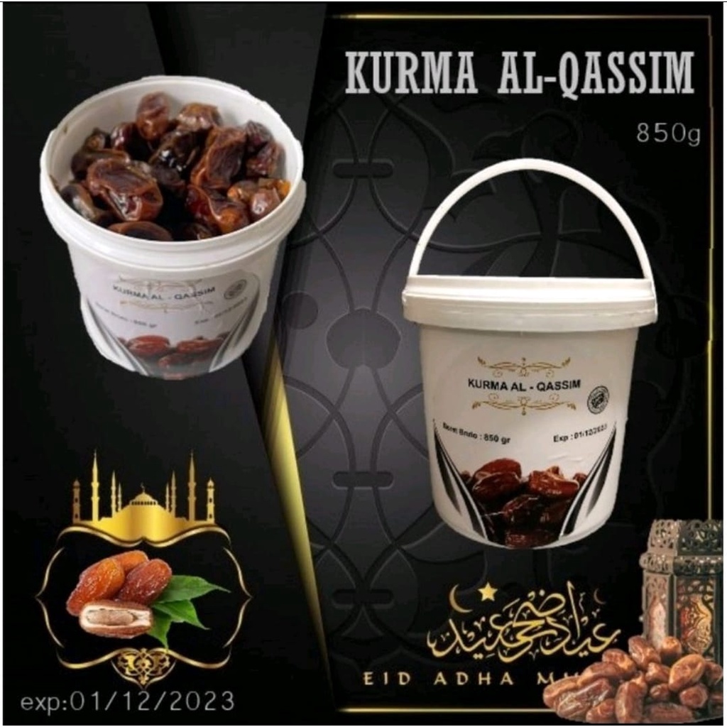 

Kurma Raja Sukari Al-Qassim / Sukkari AlQasim Kemasan Ember 650 Gram