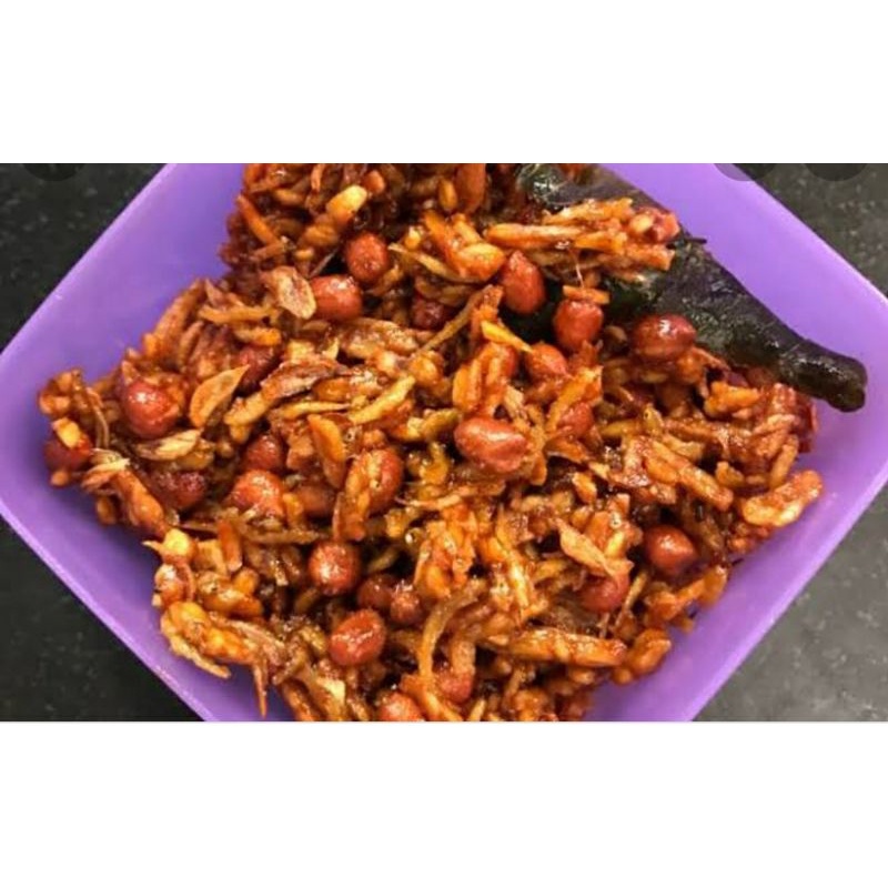 

Orek Tempe Kentang Kacang Teri 250 g