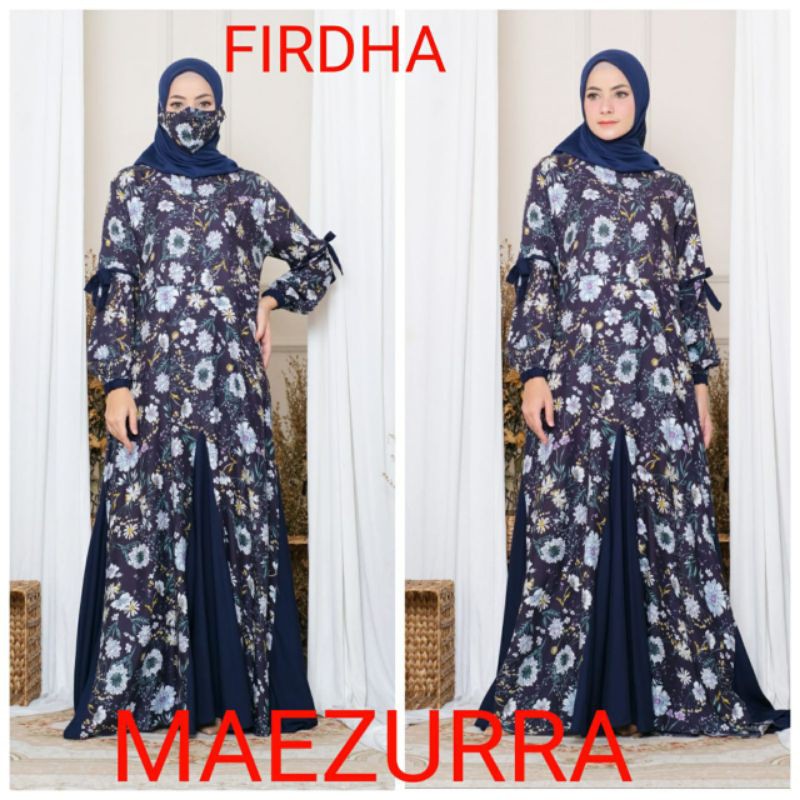 Daster arab MAEZURA FIRDHA Dress Rayon Motif Super klok