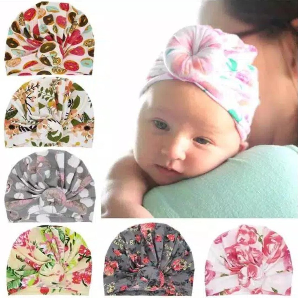 Turban Donat Motif Lucu | Turban Anak | Turban Bayi