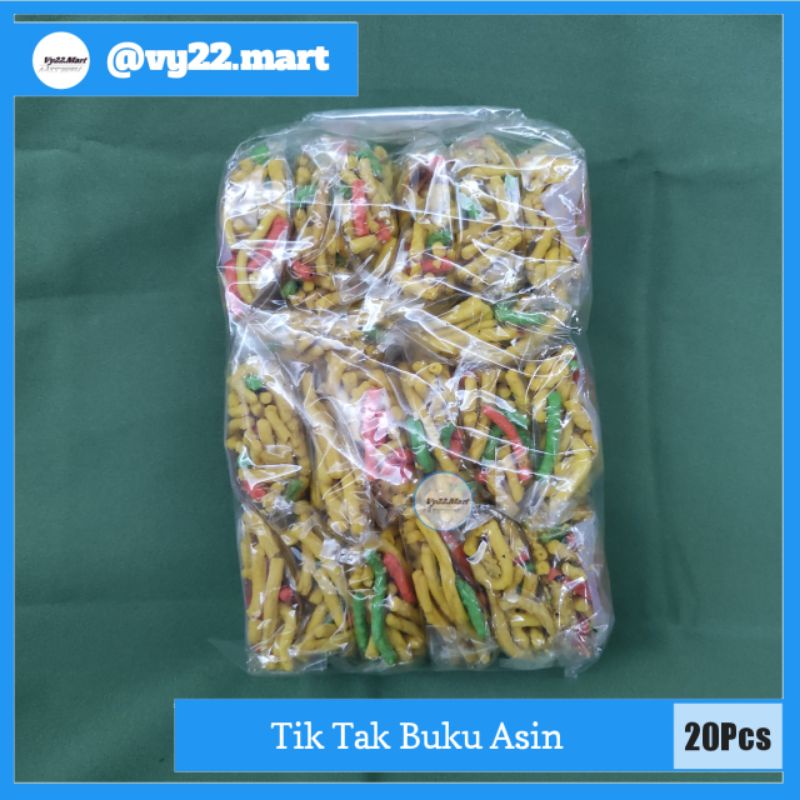 

Tik Tak Asin Cemilan Gurih Enak Bonus Buku Kecil setiap 1Pak