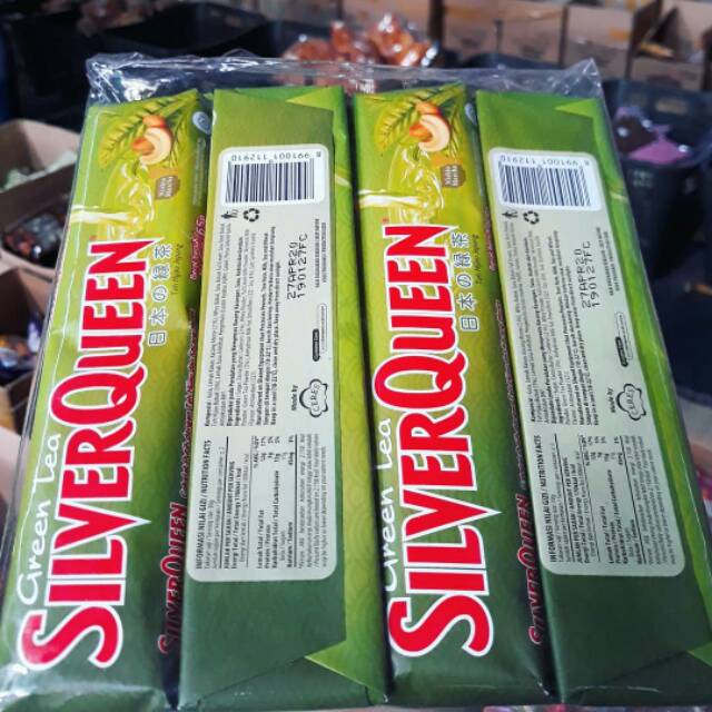 

Silverqueen Greentea 65gr isi 12pcs