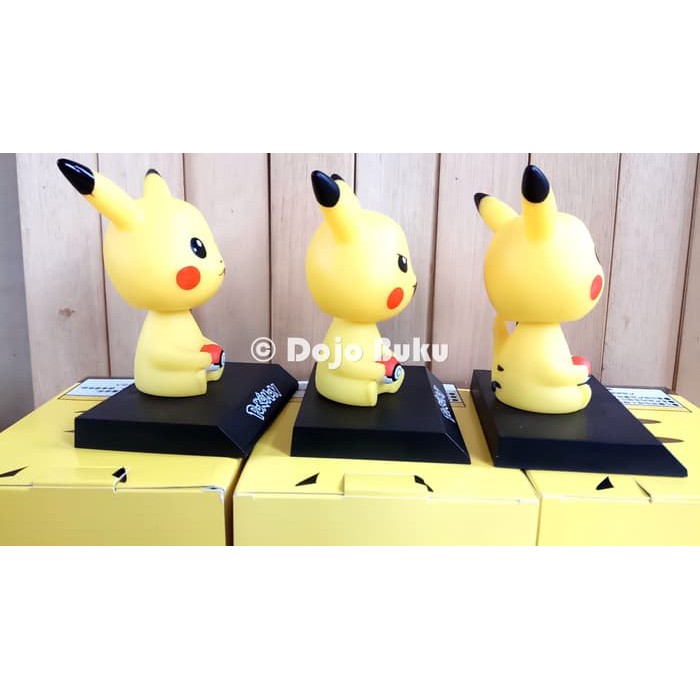 Pokemon Pikachu Bobble Head Kepala Goyang Pajangan Mobil