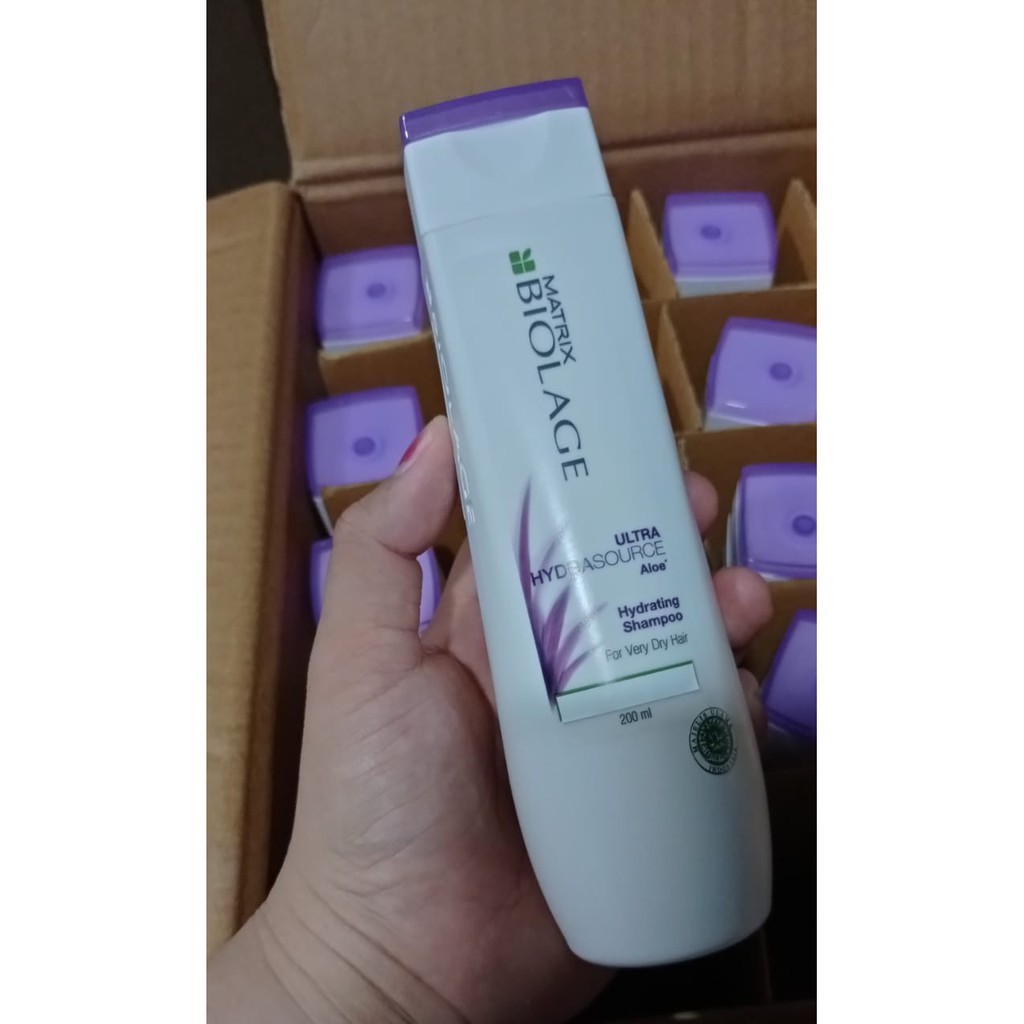 MATRIX Biolage Ultra Hydrasource Shampoo - Shampo Pelembab Perawatan Penghalus Rambut Kering 200 ml