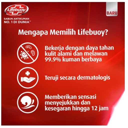 Lifebuoy Sabun Mandi Cair Body Wash  Antibakteri 400Ml