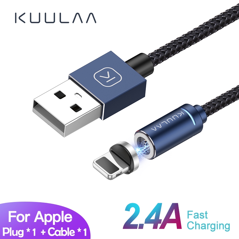 

KUULAA Kabel Data / Charger USB Tipe C Magnetik untuk iPhone