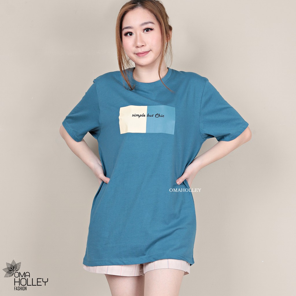 (COD) OH Fashion kaos simple but chic wanita #G001016-03