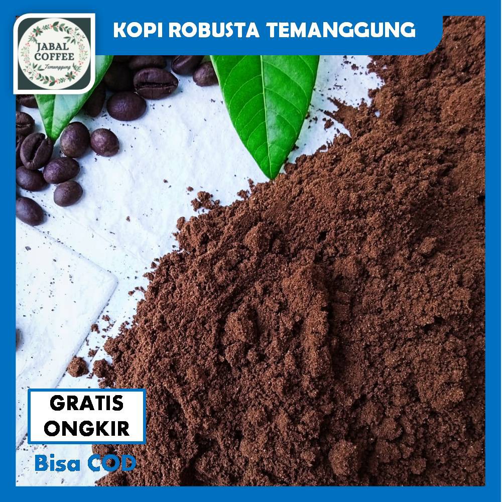 Kopi Bubuk Kampung Temanggung  / Kopi Bubuk Oma 50 Gr/ Kopi Bubuk Hitam Robusta /Kopi Temanggung J89