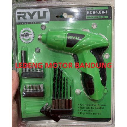 Mesin Bor Tangan Portable Cordless Kecil Charger Tanpa Kabel RCD 4.8v