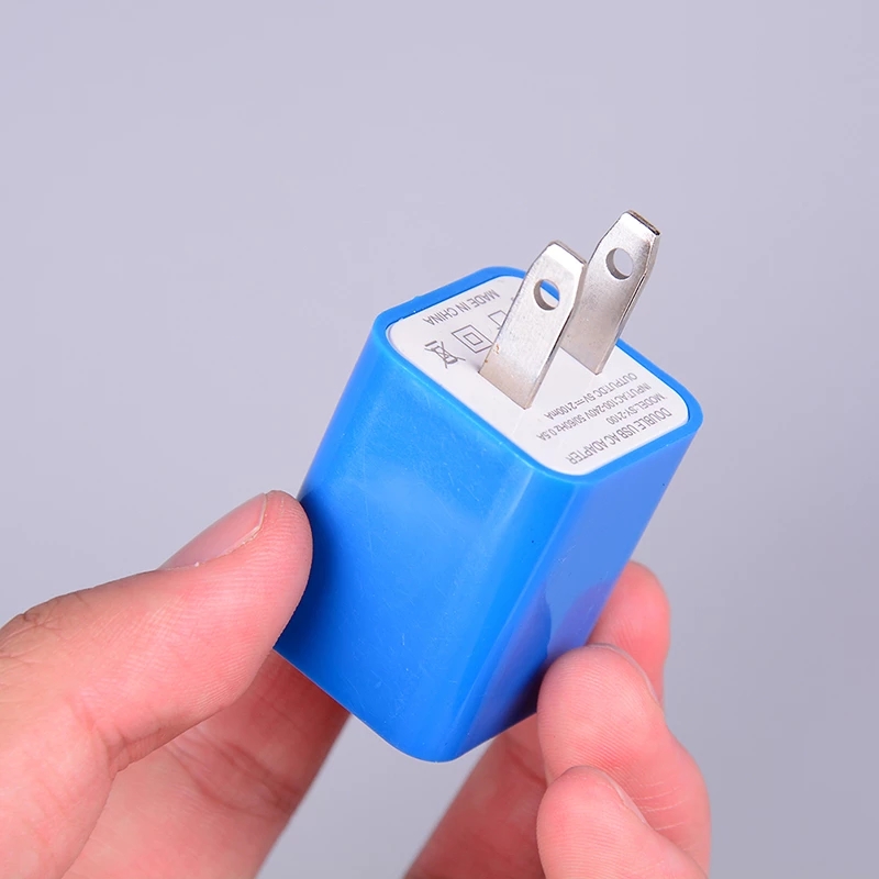 Adapter Dual Usb Port 5v 2a Untuk Iphone Htc Android