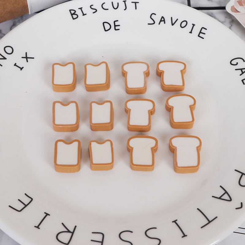 4 Kantong Miniatur Roti Panggang Skala 1: 12 Untuk Dapur Rumah Boneka