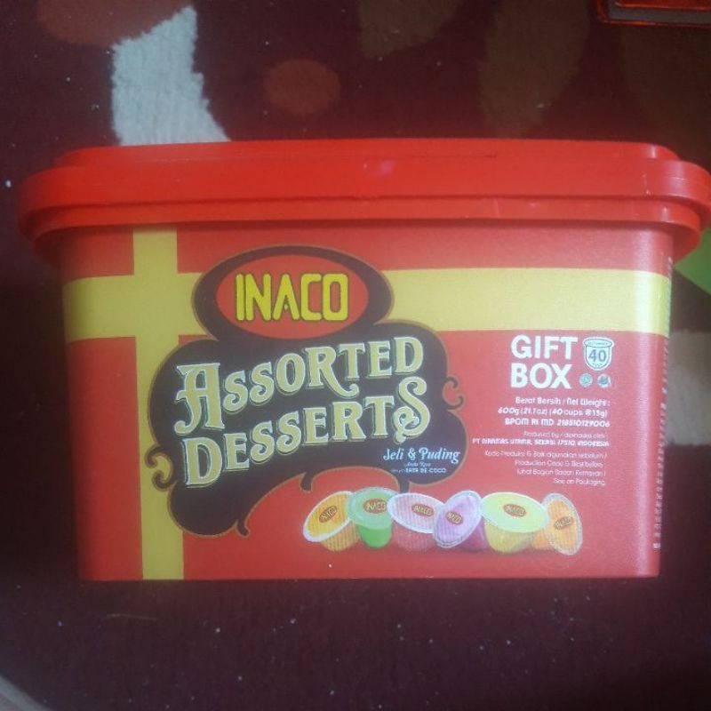 

inaco assorted jeli & puding isi 40