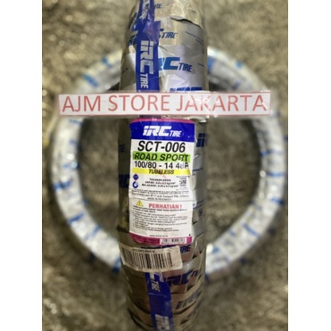 IRC SCT-006 100/80-14 Tubeless...