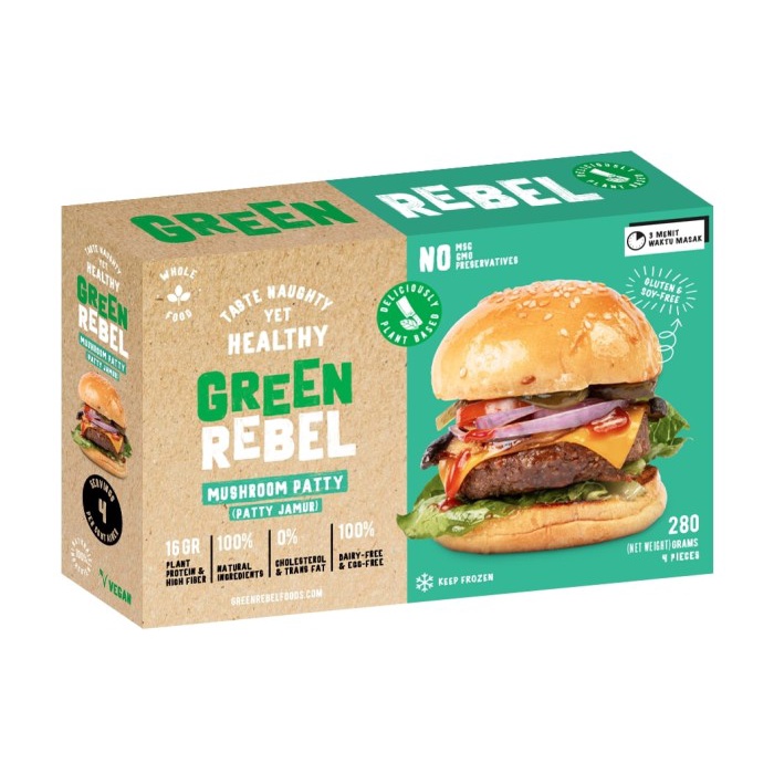 

Green Rebel Mushroom Patty 280Gr