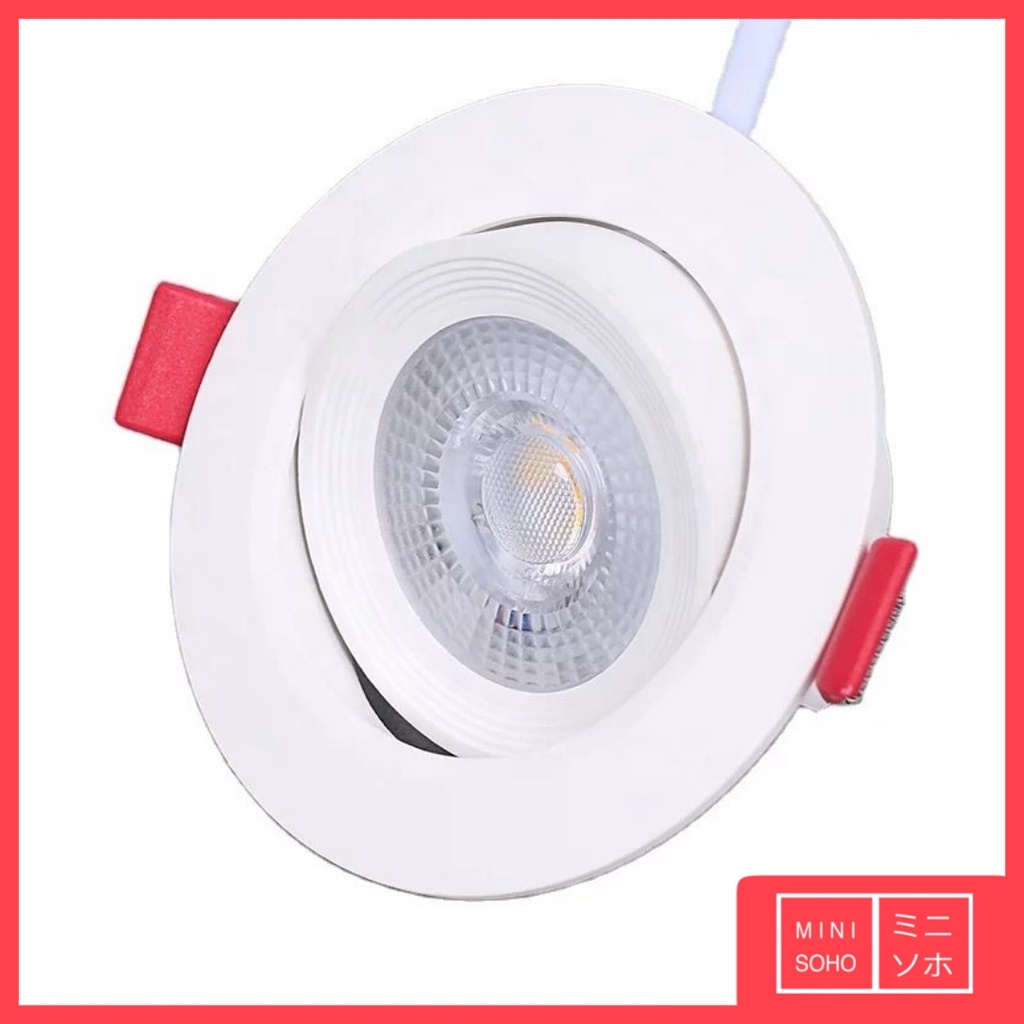 Lampu LED Downlight Lampu Sorot 3W Watt Kuning (Warm White) Spotlight Spot Light Bulb Bohlam