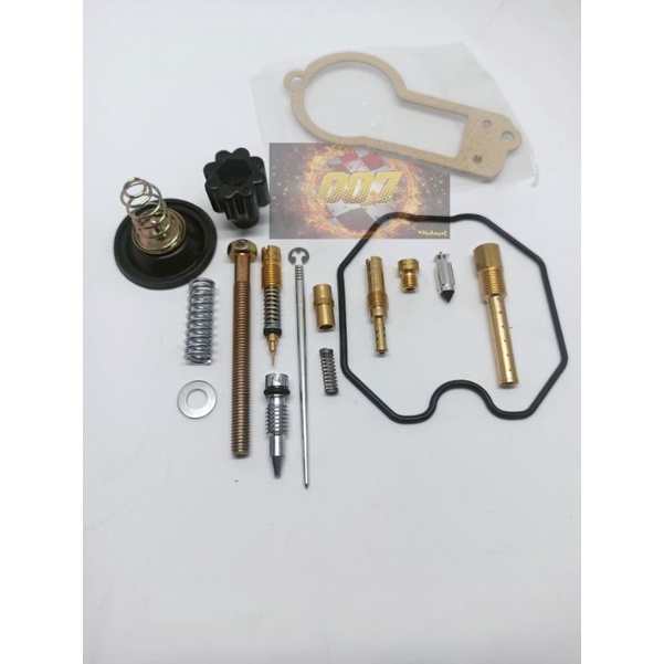 Reparkit Karburator Tiger Revo & Lama isi Lengkap Karet Vakum Diafragma Setelan Angin PJ MJ Jarum Skep Karbu Ori Set Spuyer-Import