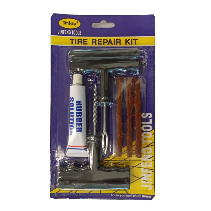 Alat Tambal Ban Tubles Motor Sepeda / Alat Ban Bocor / Tire Repair Kit