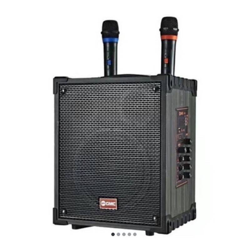 FREE 2 MIC ! SPEAKER GMC 899P GMC899P SPEAKER PORTABLE GMC-899 P