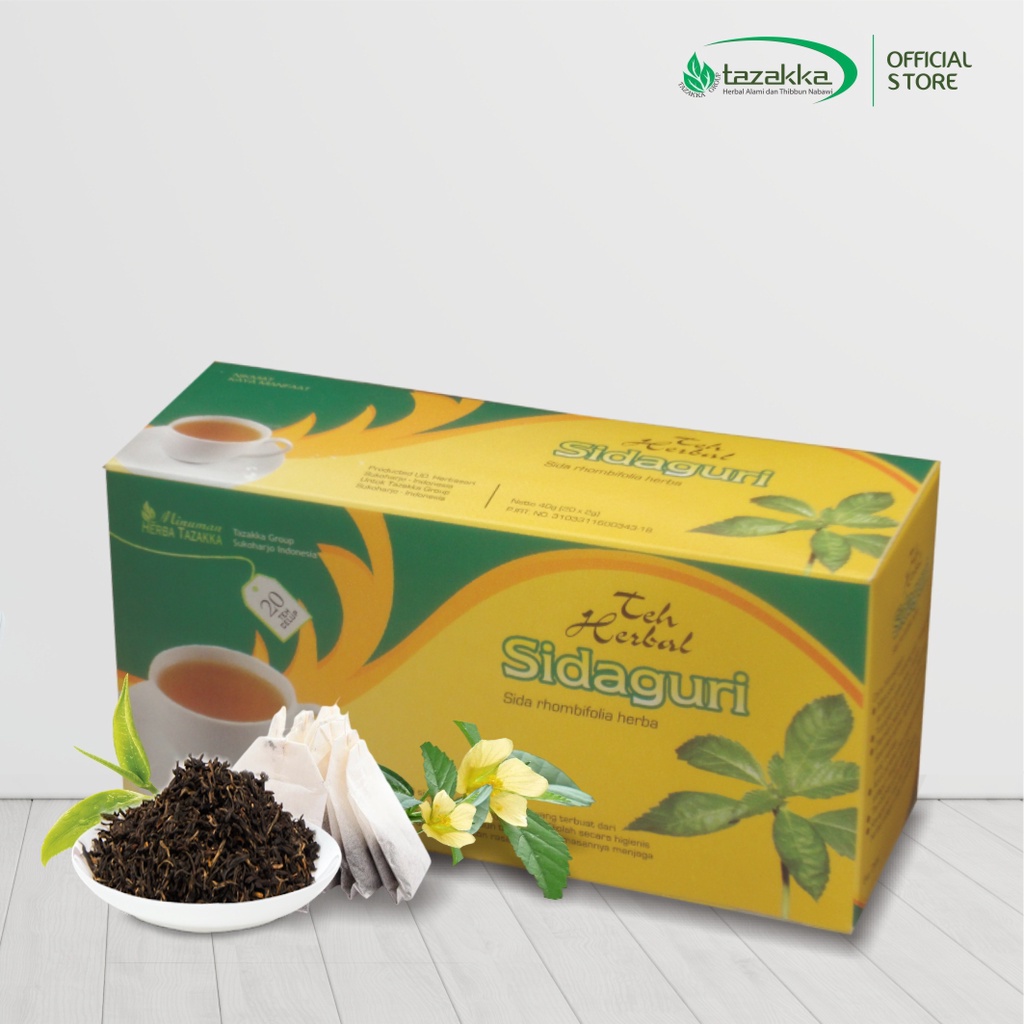 

Obat Nyeri Sendi Pegel Linu Teh Sidaguri Tazakka Isi 20 kantong Halal Bpom