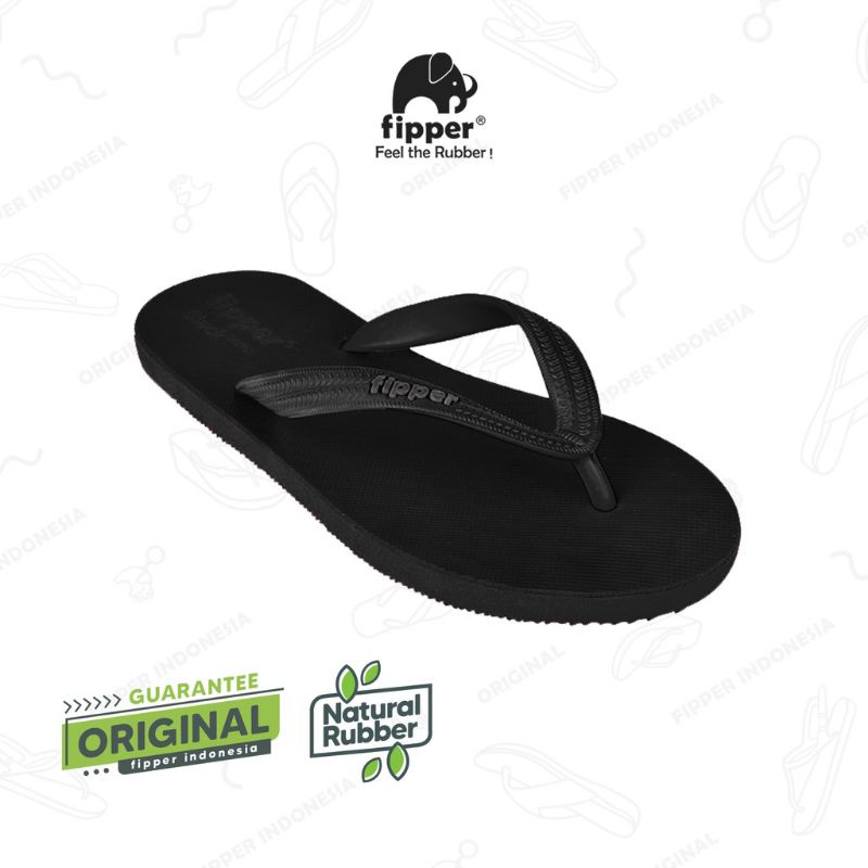 Fipper Black Series - Basic Sandal jepit Pria Rubber