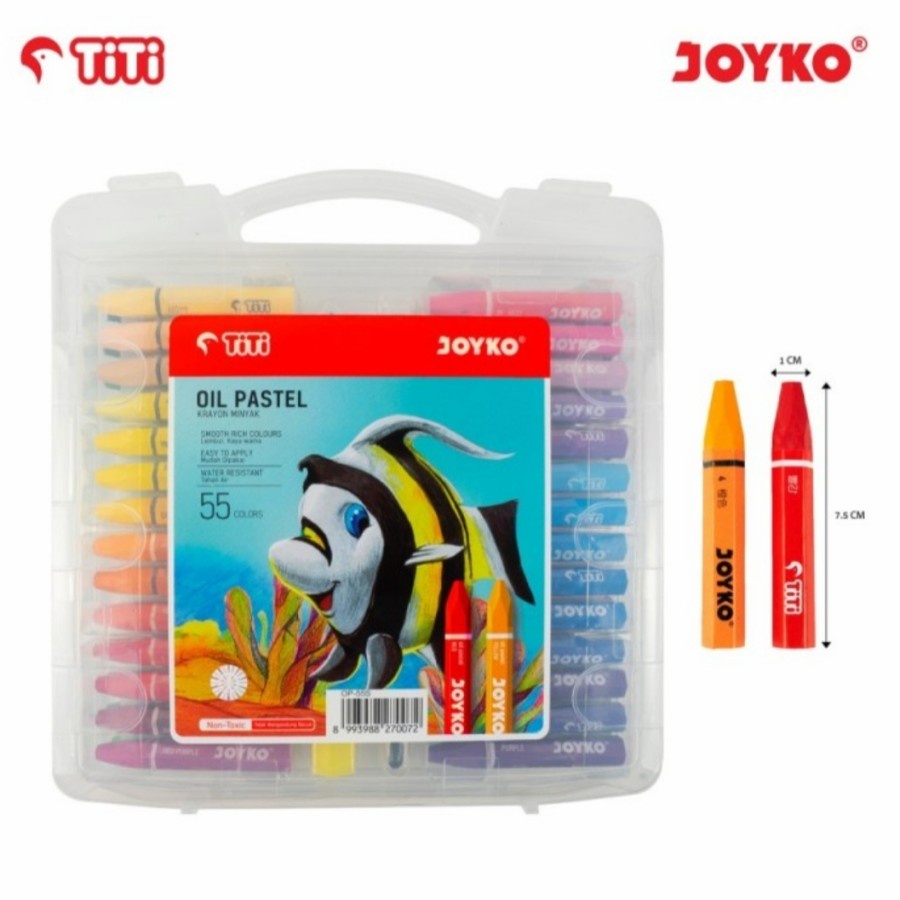 

Crayon / Oil Pastel JOYKO 55 Warna