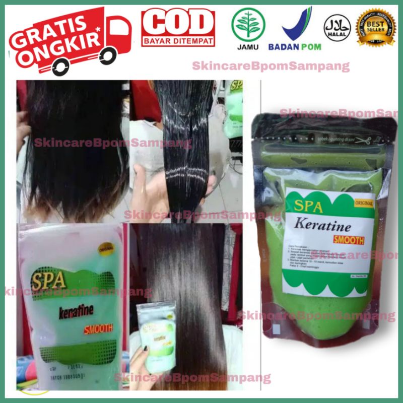 Pelurus Rambut Spa Keratine Smooth