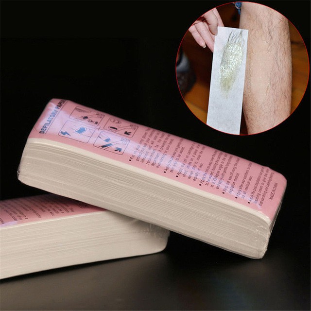 

HJK Kertas Wax Sheet Super 100 pcs / Depilatory Wax Paper Sheet 100pcs