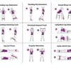 TBI Branded Karet Yoga TTCZ Band Elastic Resistance for Fitness Gym Sport