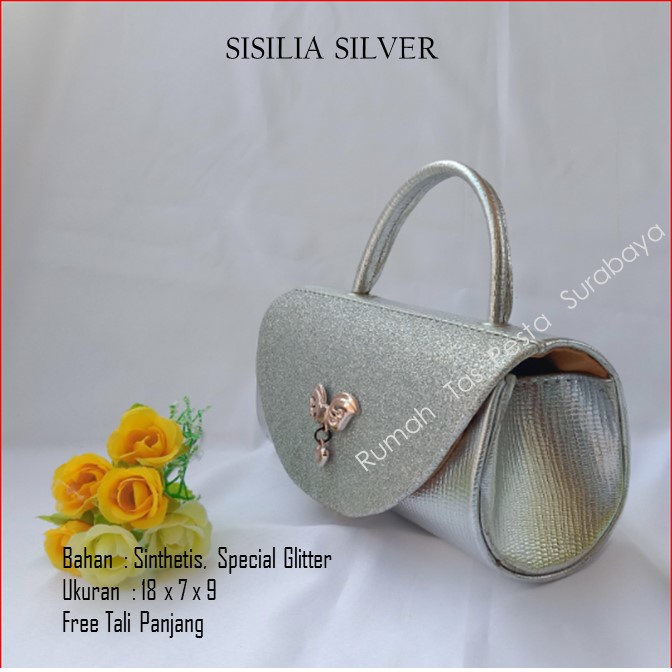 Tas Slempang,Tas Etnik,Tas Kekinian,SISILIA SILVER