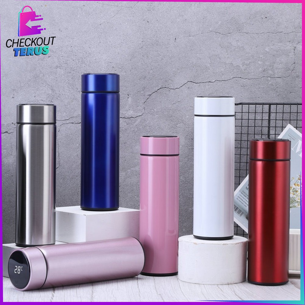 CT C311 C312 Termos Air Panas Stainless 500ML Thermos Air Panas Polos Perlengkapan Air Minum Vacuum Flask