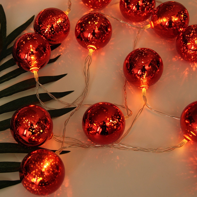 Lampu string LED 1.5 / 3M Warna Warm white Untuk Dekorasi Natal/Hot Sale