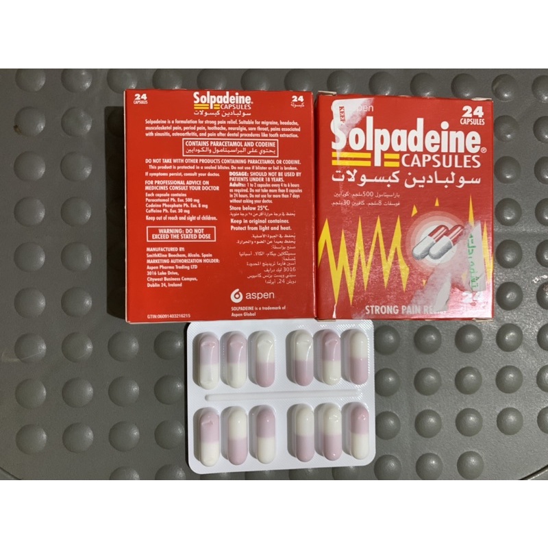solpadeine tabs/ paracetamol