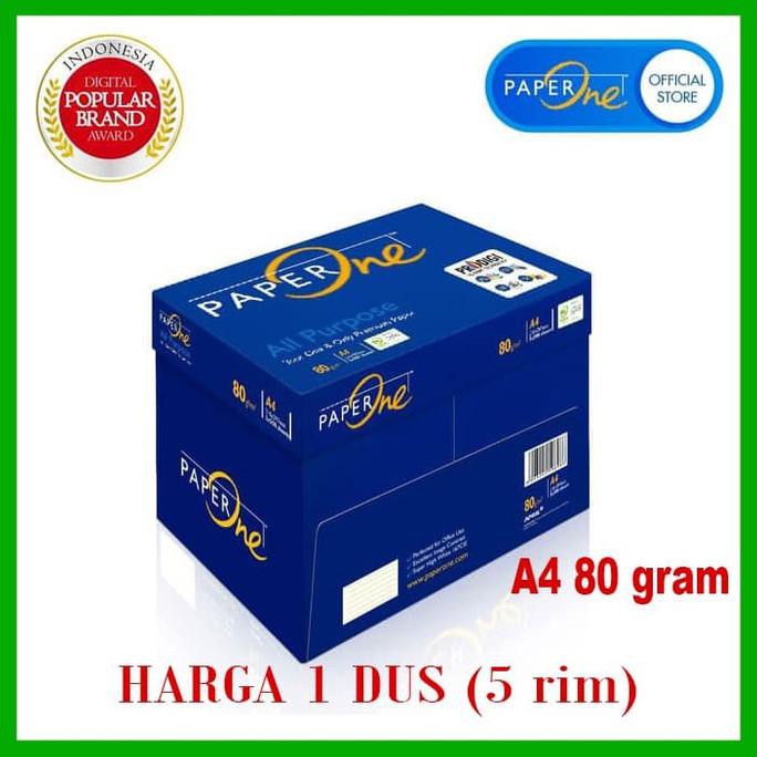 

Kertas Hvs A4 80 Gram Gsm Merk Paperone Kertas Print / Fotokopi Ecer Bengbengstar1