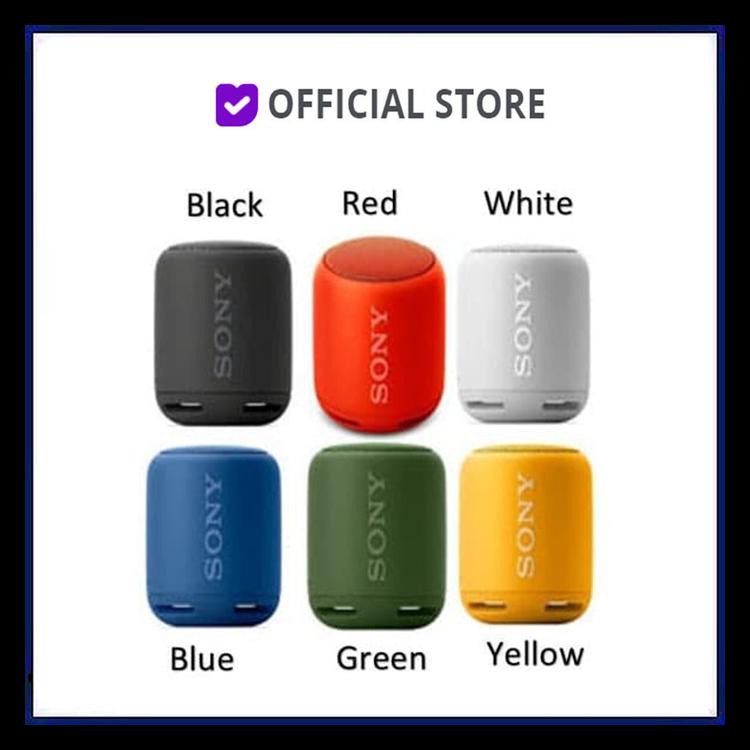 Sony Extra Bass Bluetooth Speaker Portable SRS-XB10 / SRS XB10 - White KOMPLIT