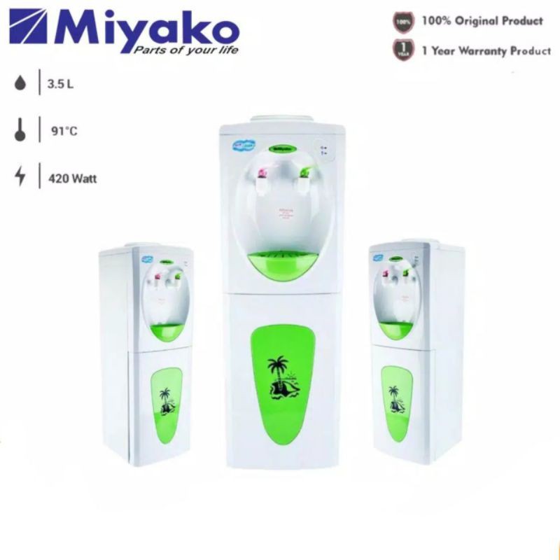 Dispenser Miyako WD 389 HC Hot &amp; Cool - Dispenser Air Miyako Panas Dingin