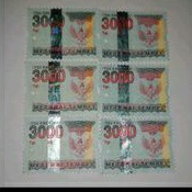 MATERAI 3000 RUPIAH TAHUN 2006-2009 ASLI