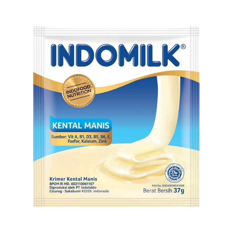 

Indomilk Susu Kental Manis Plain (Putih) 37 gram x 1 Sachet