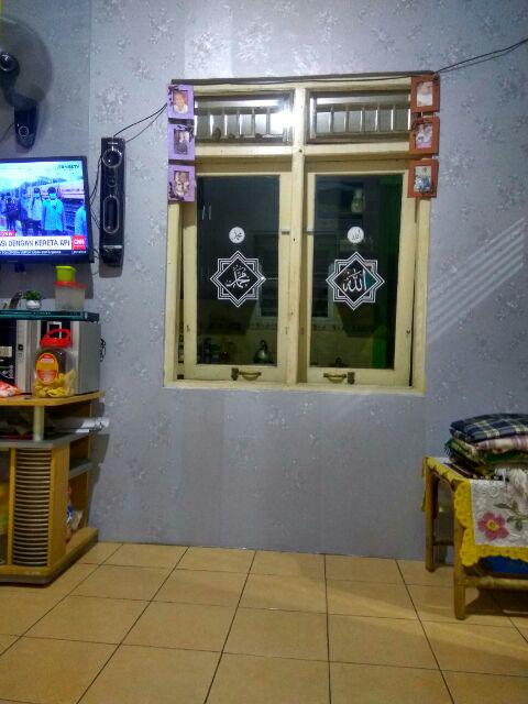 Sticker Kaca Kaligrafi Kaca Mesjid Islami 1