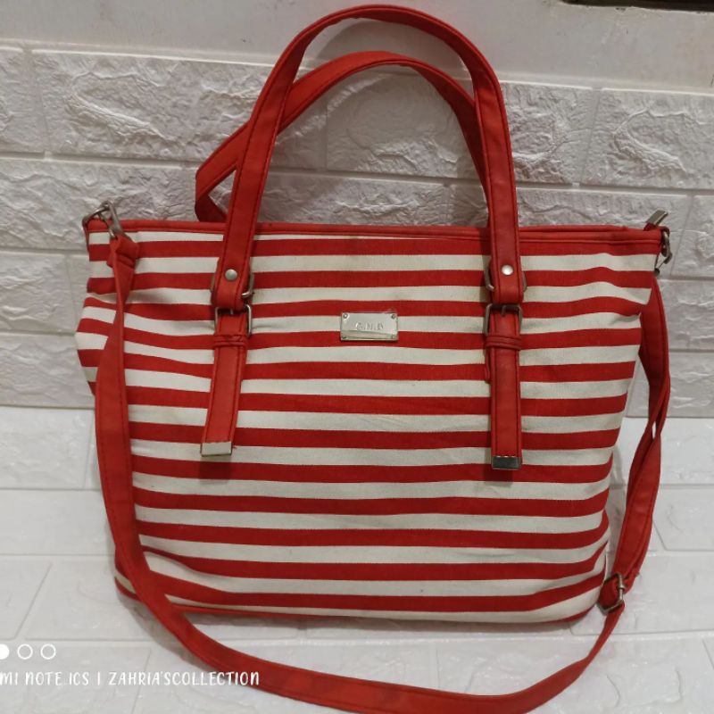 Preloved Tote Kanvas salur Brand GNB Korea.❌SOLD❌