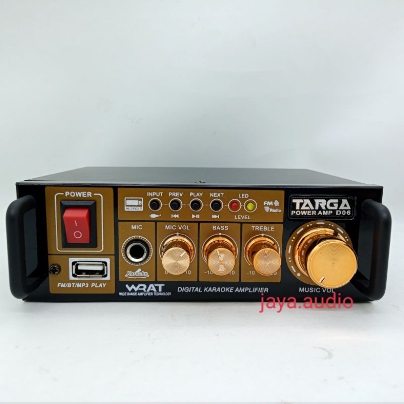 Power Ampli Mini TARGA D06 Amplifier Mini Ampli Kecil Ampli Mobil
