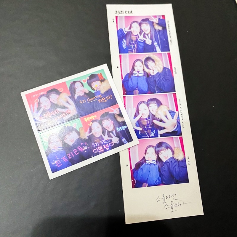TWENTY FIVE TWENTY ONE YURIM HEEDO PHOTOBOX PHOTOSTRIP STICKER SET BONA KIM TAERI WJSN