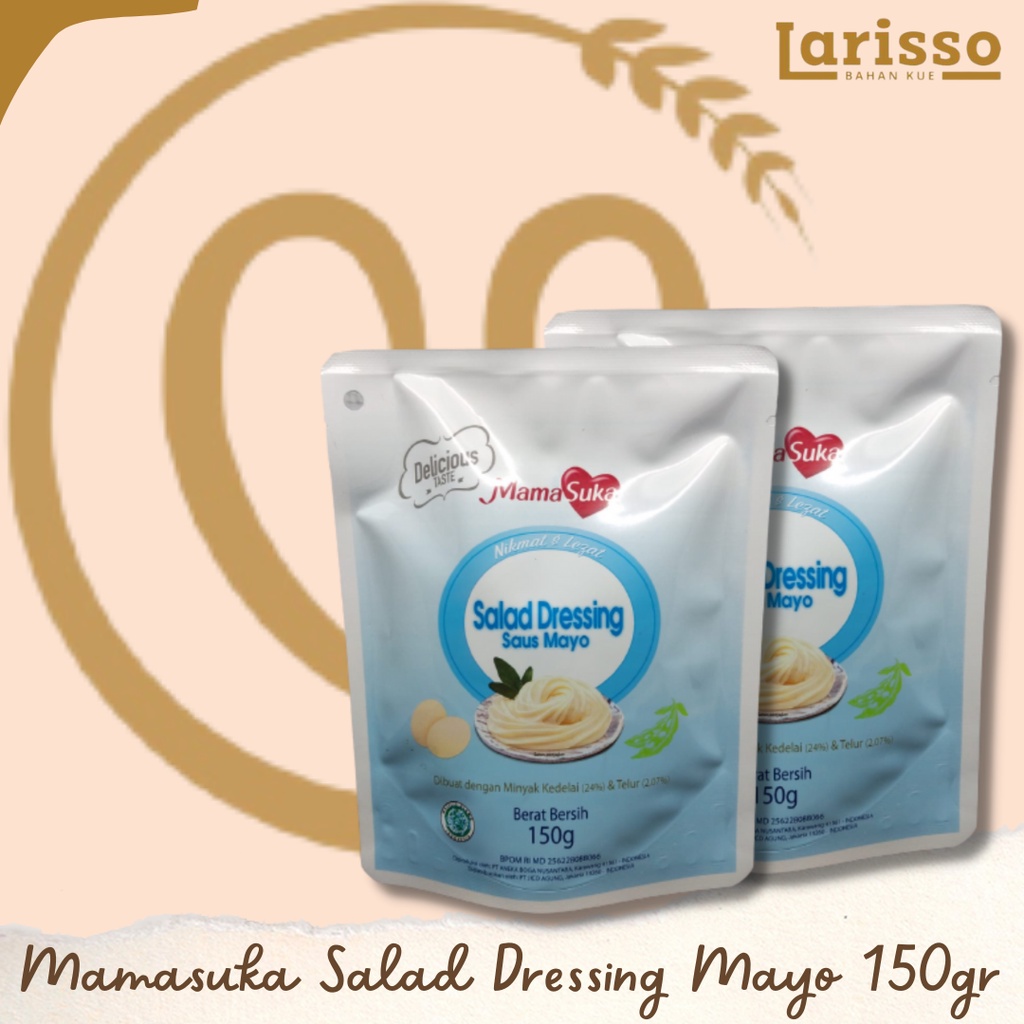 

MAMASUKA SALAD DRESSING SAUS MAYO 150GR MIWON MAYONAISE MAYONES POUCH