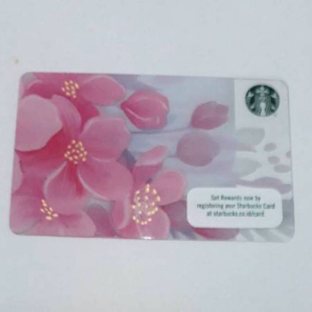 Starbucks Card Indonesia Saldo 0 - Pink Sakura