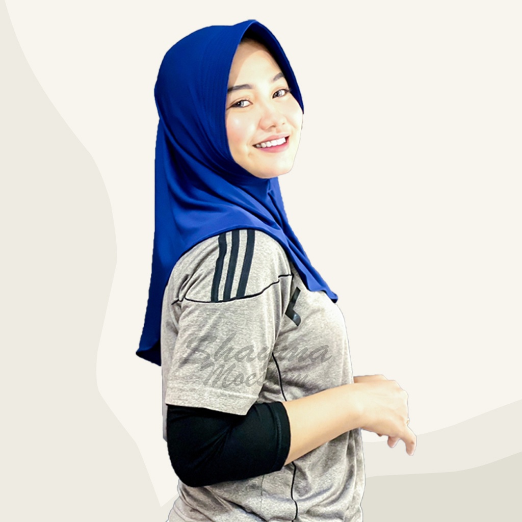 Hijab Instan Olahraga / Kerudung Olahraga Jersey Premium / Hijab Sport Instan